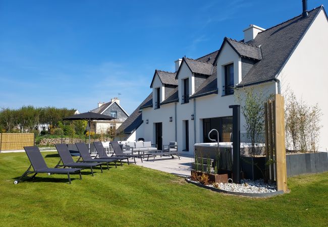 Ferienhaus in Locmariaquer - Ti Ar Ch'astel Maison 12 personnes Locmariaquer